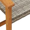 Vidaxl 3-Cz. Zestaw Mebli Bistro, Szary, Rattan Pe I Drewno Akacjowe