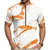 Men's Short Sleeve Cycling Jersey Breathable Quick Dry Fabric Half Zip Front Crew Neck Lightweight Sportswear for Outdoor Riding
