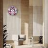 Aluminum Snowman Foil Engraving Round Sign Home Decor Holiday Wall Art Gift