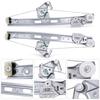 51358212099 51358212100 Window Regulator For 1998-2006 E46 Replacement, Iron, Aluminum and Plastic Rail Assemblies with Cables and Pulleys for Rear