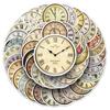 Retro Clock Graffiti Stickers - 50 Sheets for Phone Cases, Luggage, and More - Waterproof Creative Decoration