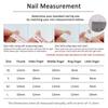 10Pcs Medium French Cat Eye Short Square Press On Nails With Glitter Diamonds Ballet Fake Nails For Manicure