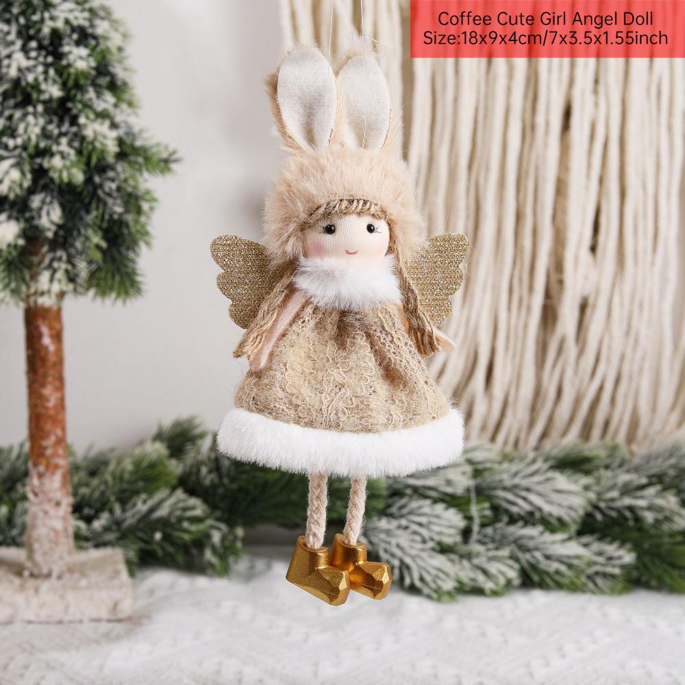 Angel Doll Merry Christmas Ornaments Christmas Decorations for Home Noel Natal Tree Decor Navidad Xmas 2025 New Year 2025 Gifts