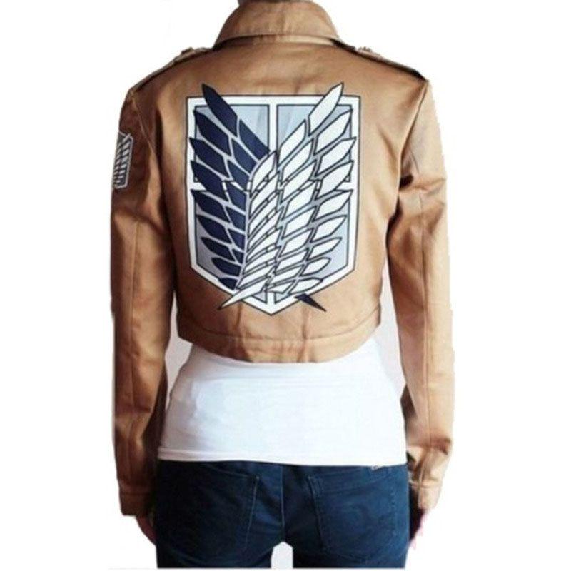 Chaqueta de anime Attack on Titan, abrigo Shingeki no Kyojin