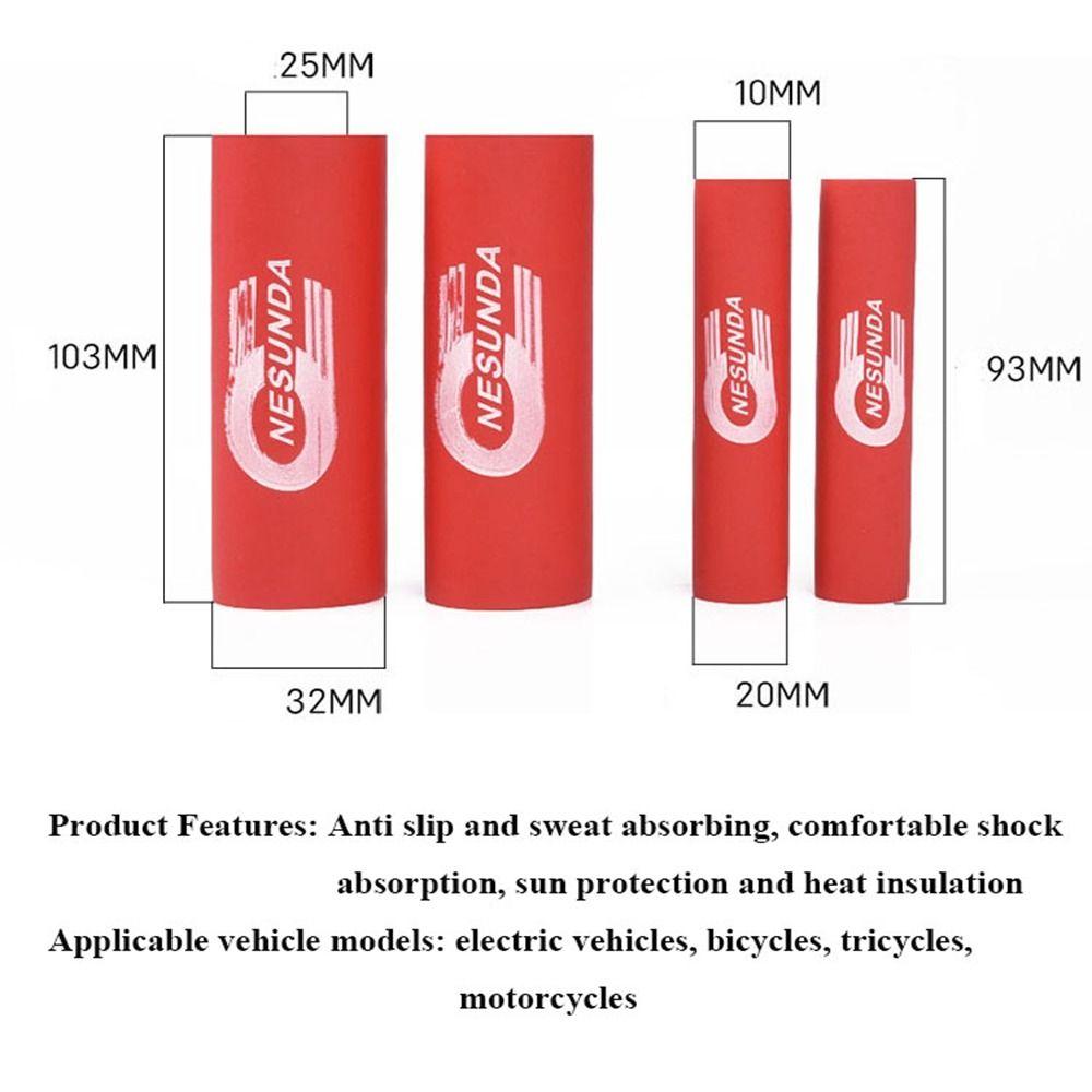 4pcs/set 5 Colors Horn Cover Sponge Handlebar Cover New Electric Bike Gloves  Motorcycle Accessories