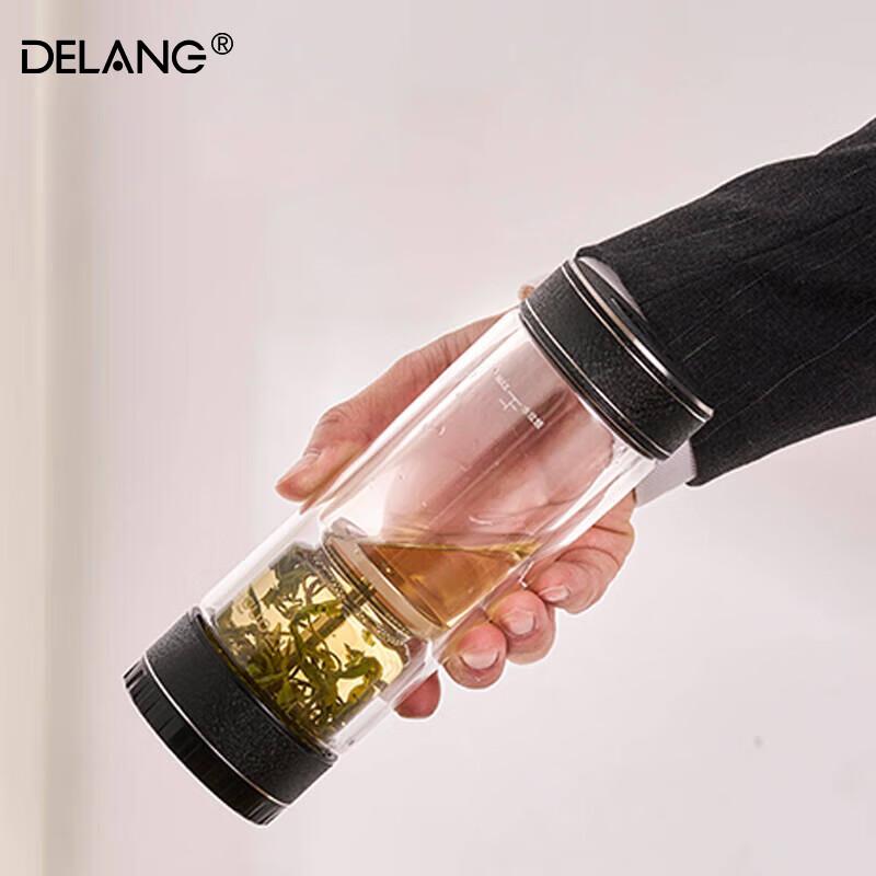 Delang 380ml High Borosilicate Glass Tea Cup with Gift Box
