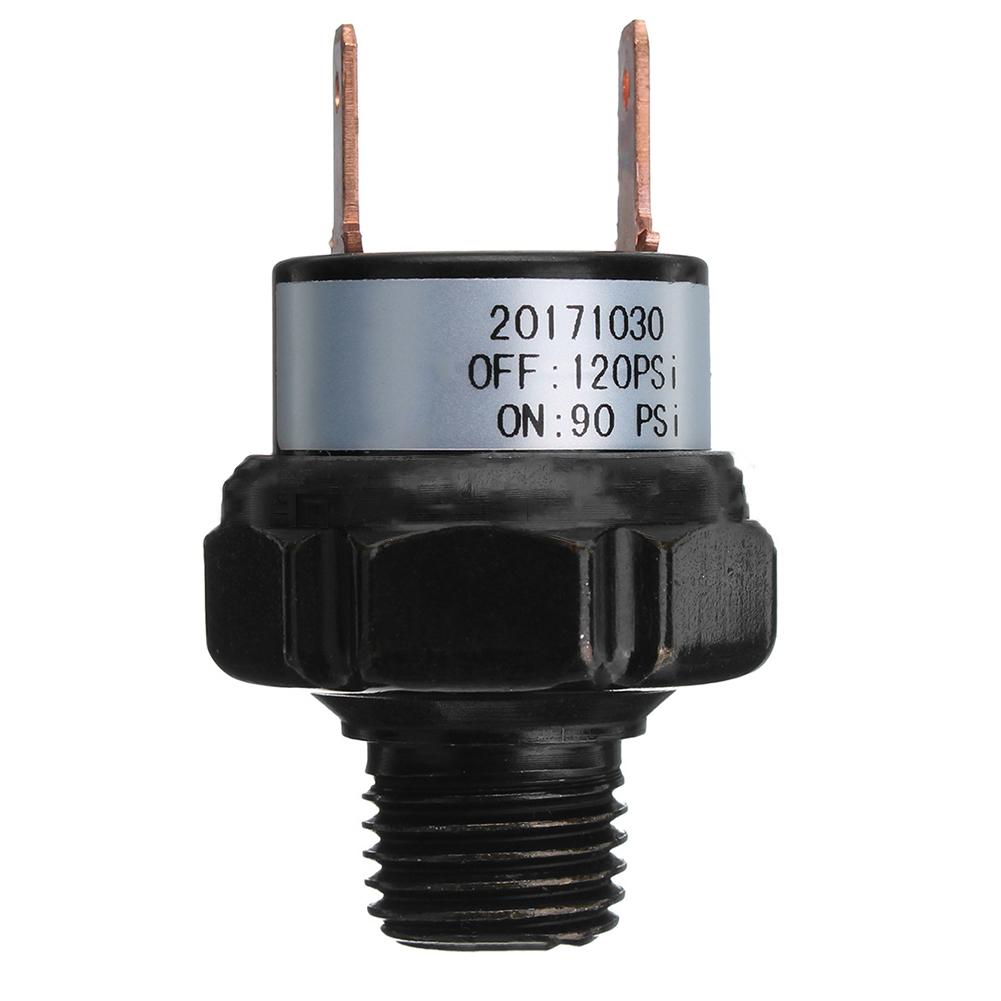 Luftdruckschalter 1/4" NPT 12V/24V Für Luftkompressor Druckregelventilschalter 70-100PSI, 90-120PSI, 110-140PSI, 120-150PSI