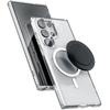Magsafe Magnetiskt Fodral för Samsung Galaxy S24 S21 FE S22 S23 Ultra Plus S23 FE Trådlös Laddning Stötsäkert Genomskinligt Skydd