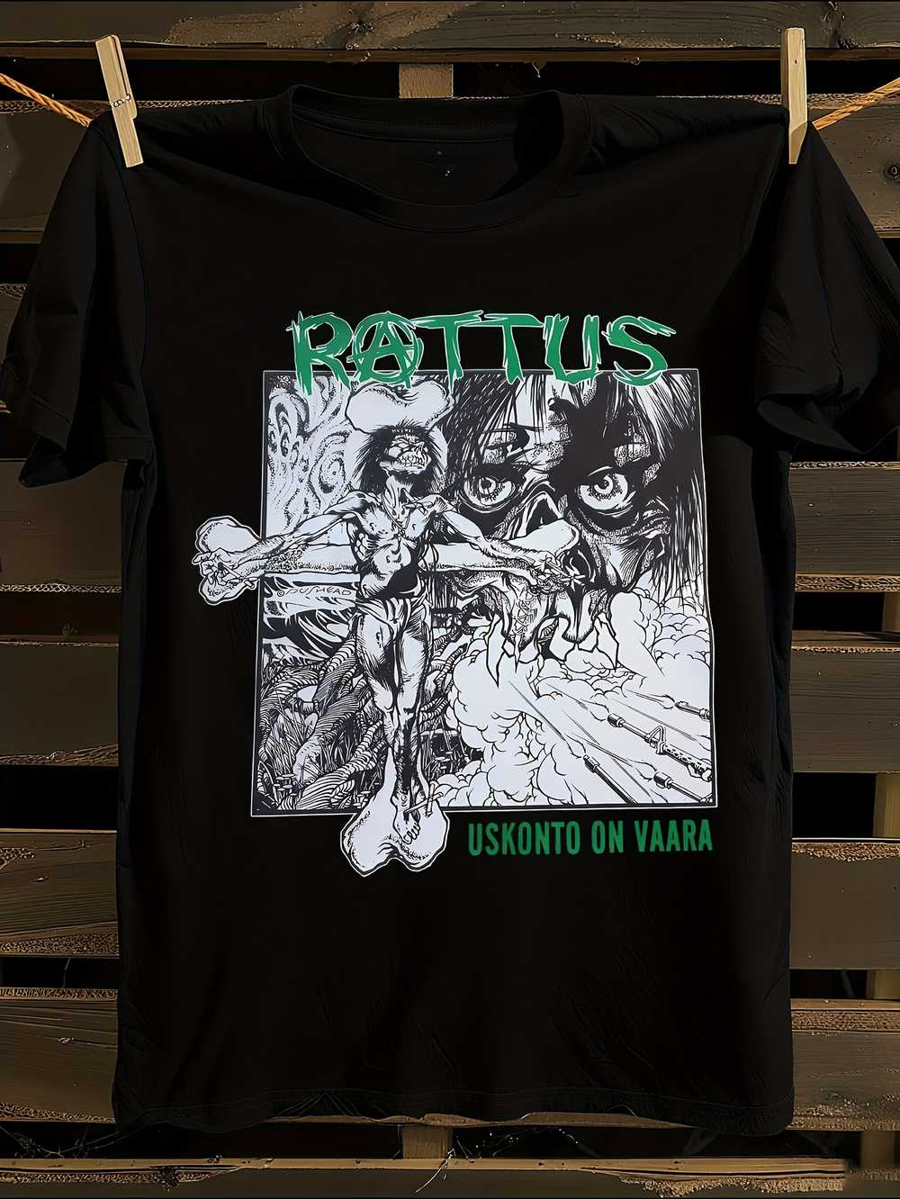 Rattus Crust Punk T-Shirt XL