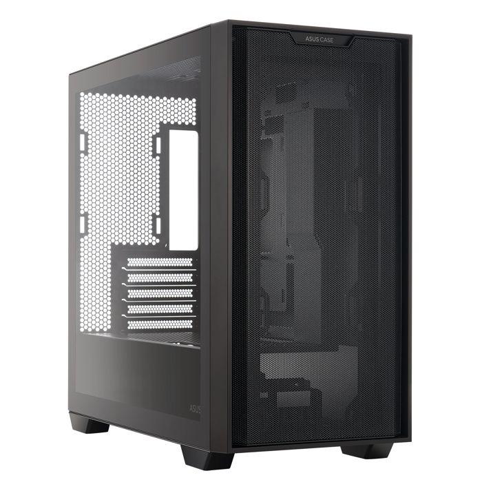 Boitier Micro-ATX - ASUS - A21 - Noir - Compatible Micro-ATX Et Mini-ITX - 5 Emplacements D'extension