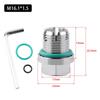 M10.4 / M12.1 / M14.1 / M16.1 / M18.1 Oil Drain Plug Oversize Piggyback Self Tapping Oil Pan Thread Repair Kit Silver