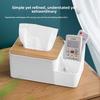 Tissue Box, Tissue Box, Modern Living Room and Dining Room, Simple and Creative Remote Control Storage Box, Separated Household Storage Box