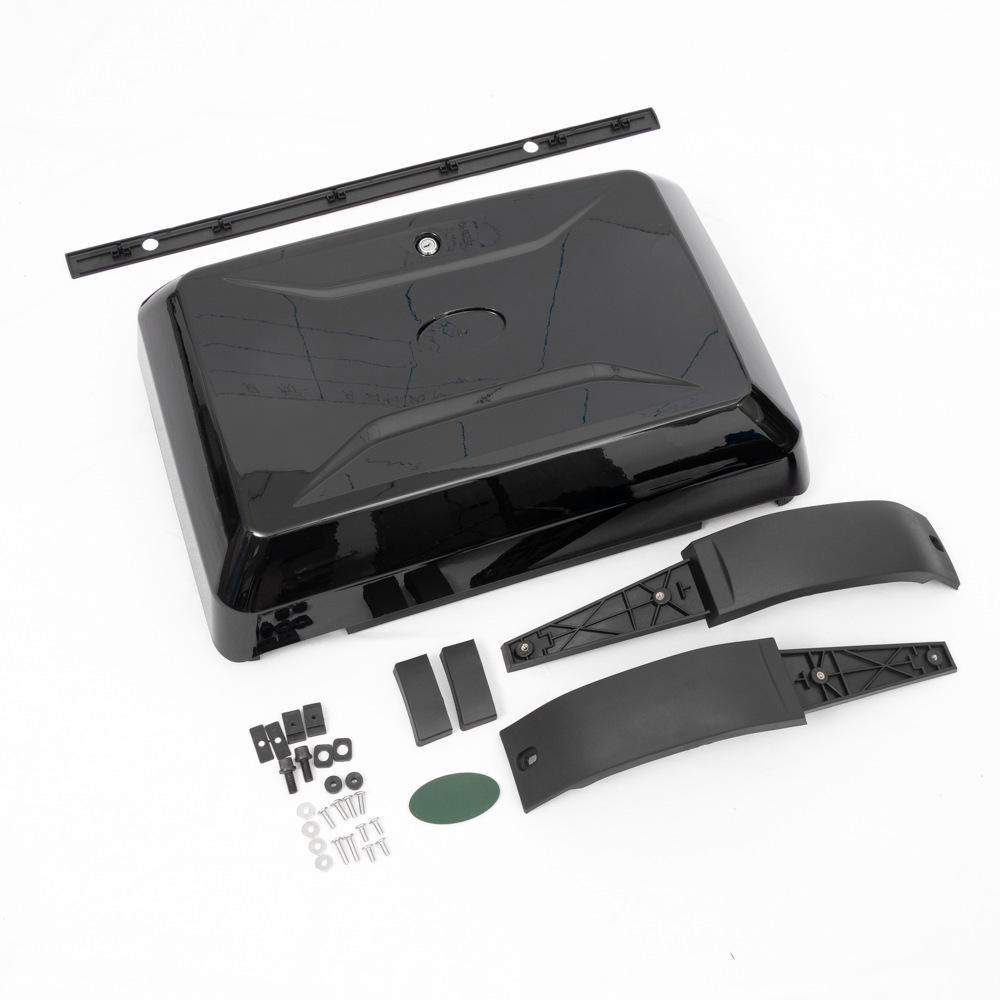 Jetour Traveller Side Panniers Box - Black/Silver ABS Material