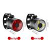 Aluminum Alloy Bike Helmet Light: LED Front and Tail Warning for Night Riding