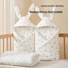 Thickened Pure Cotton Baby Swaddle Blanket for Autumn/Winter – Dual-Purpose Newborn Receiving and Outdoor Use