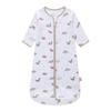100% Cotton Long Sleeve Baby Sleep Sack – Skin-Friendly & Ultra Soft, 3D Center-Zip Design for 0-3 Years
