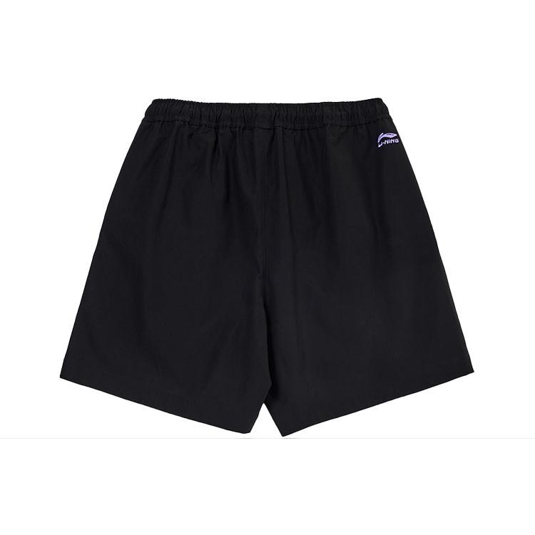 Li Ning X Steven Harrington Skateboard Casual Shorts Men's Black AKSR736-2