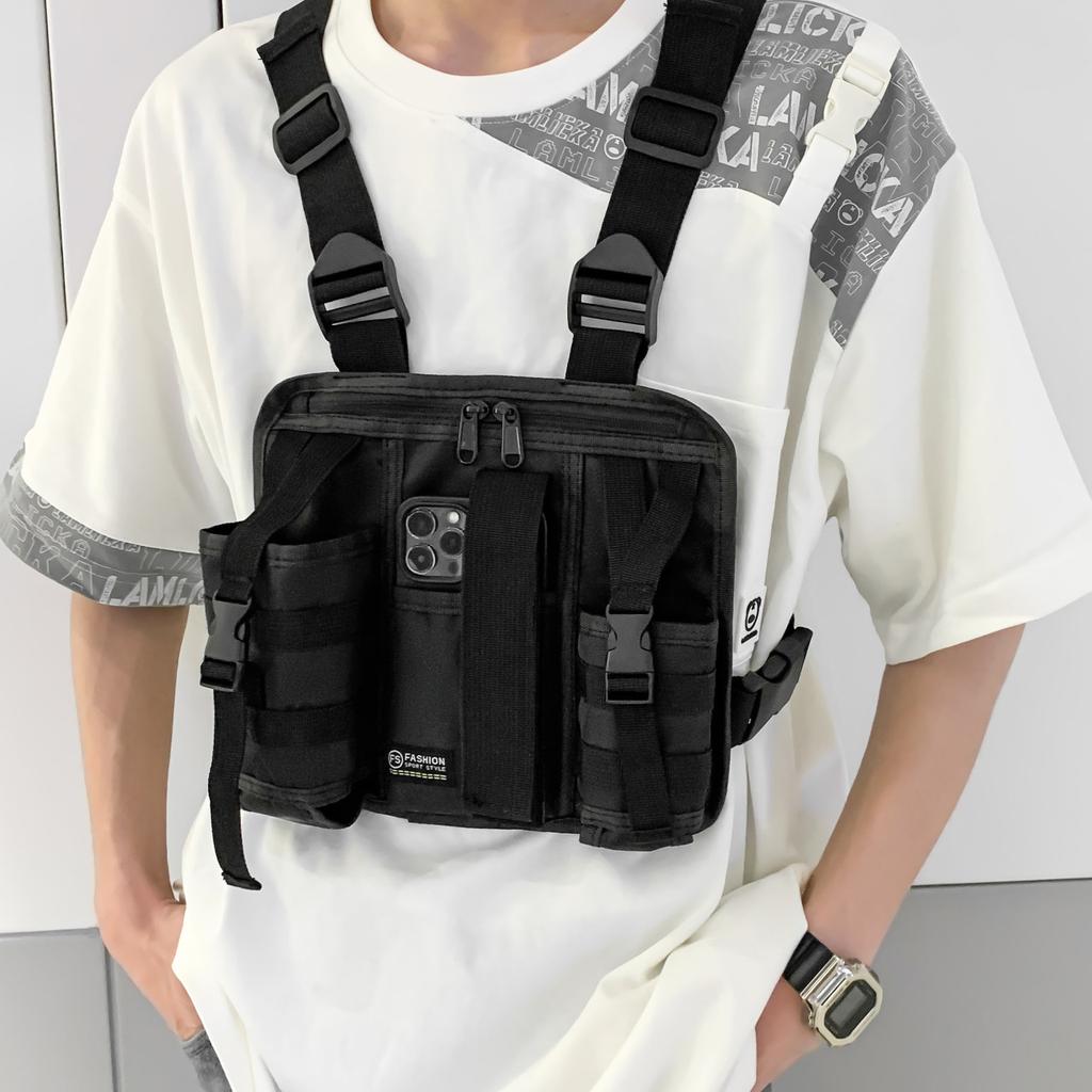 TS JYL laptop bag,Tactical Chest Bag Multi-Function Outdoor Hiking Casual Tool Backpack