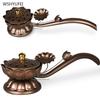 Copper Alloy Lotus Hand Stove Home Decoration Buddhist Hall Temple Study Supplies Sacrifice Feng Shui  Pray for Auspiciousness