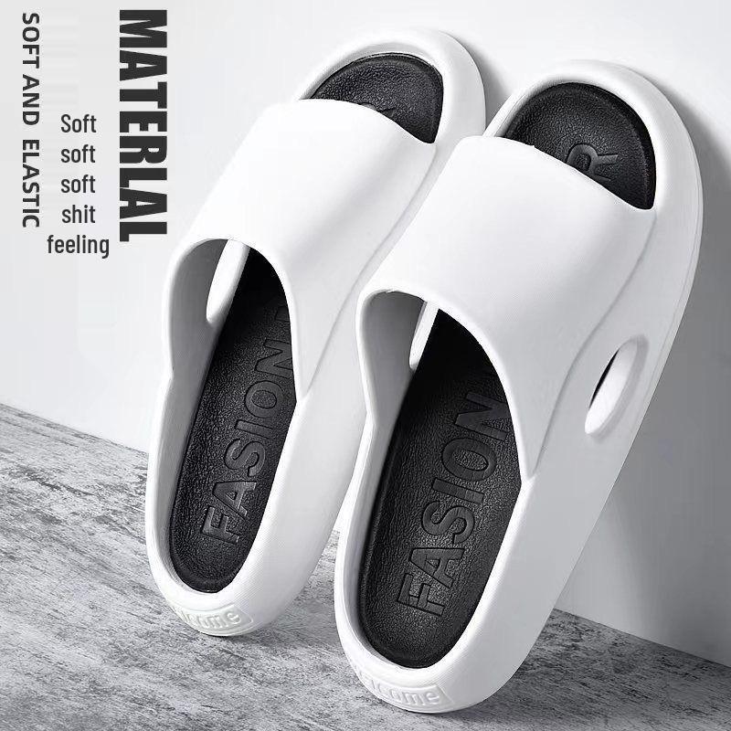 

Корейские шлепанцы на толстой подошве для мужчин и женщин - Комнатные/Уличные прохладные сандалии с уникальным дизайном комфорт при надевании Size 38-39