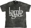 Lamb of God Heavy Metal Rock Zenekar 100% Pamut Vintage Mosott Póló Uniszex póló