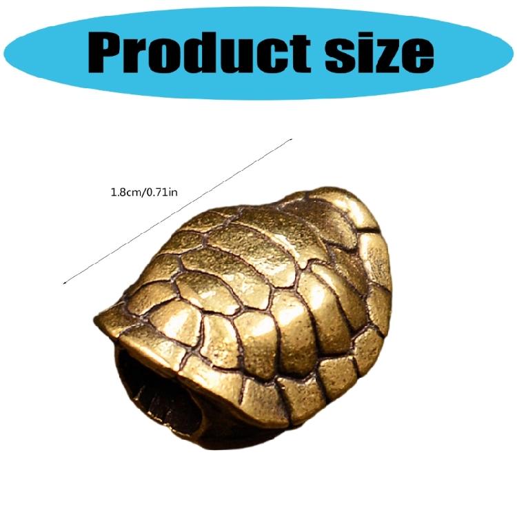 Metal Tortoiseshell Charm Pendant for Handmade Bracelets and Necklaces Large Hole Braiding Artistic Collectibles