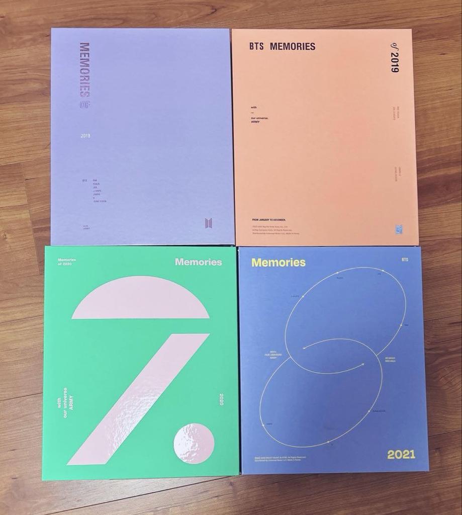 [USED] BTS MEMORIES Photobook (2018/2019/2020/2021)