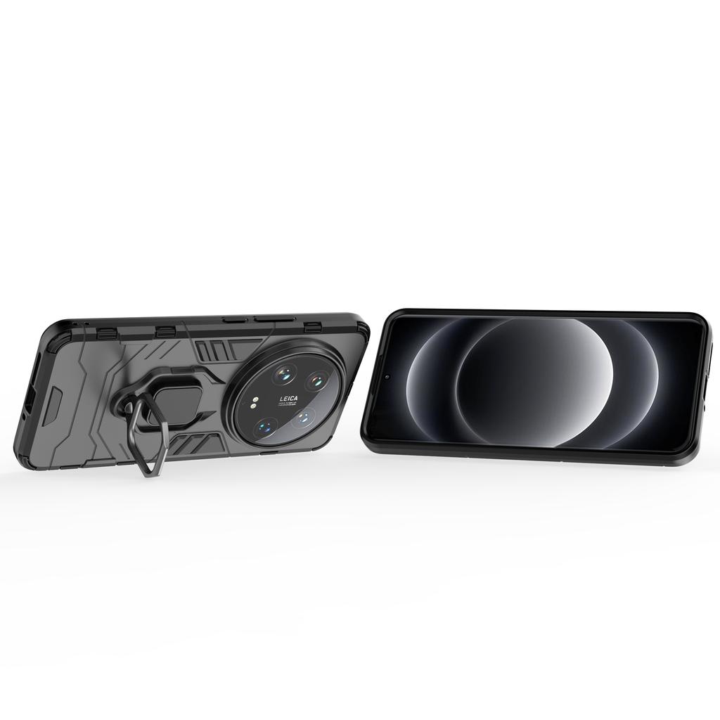 Armor Shockproof Case For Xiaomi 14 13 13T 12 12S 12X Ultra Pro Lite 5G Bumper Metal Ring Stand Back Cover