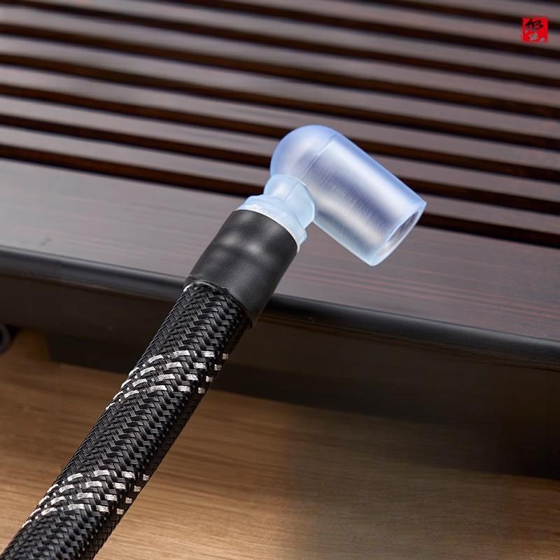 Geflochtene Teeablage Ablaufschlauch Silikon Hochtemperaturbeständig Wasserschlauch Mit Saugkugel Kung Fu Tee Set Zubehör
