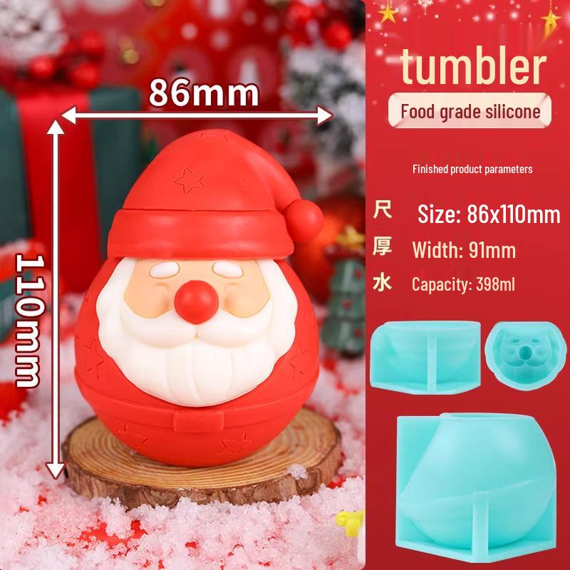 Silicone Christmas Sleigh Mold: Food-Grade Chocolate Shells for Fun Festive Cake and Mousse Decorations