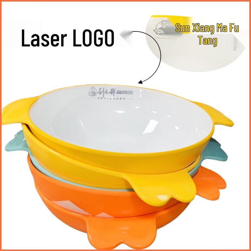 Commercial Melamine Double-Handle Serving Bowls