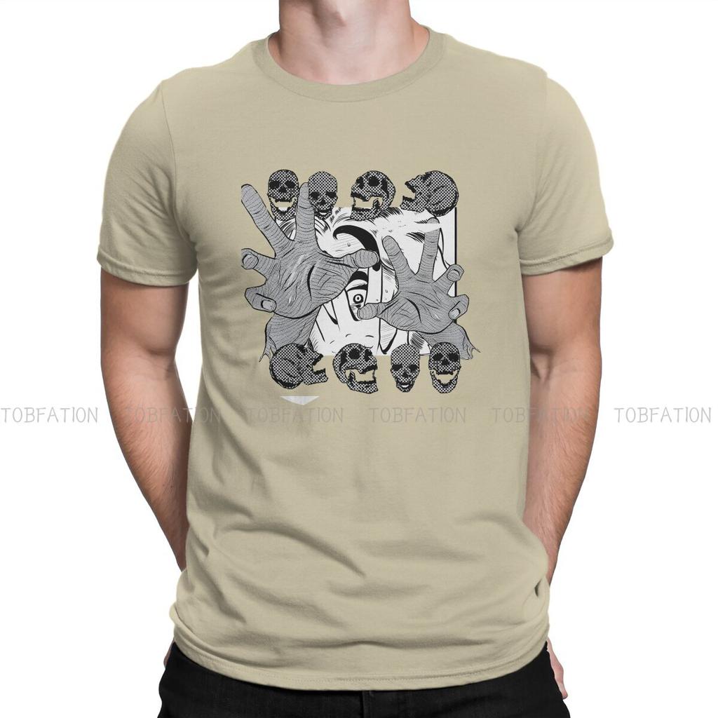 Pop Art Skull Newest Tshirts Dedsec Unisex Harajuku Fabric Streetwear T Shirt Round Neck