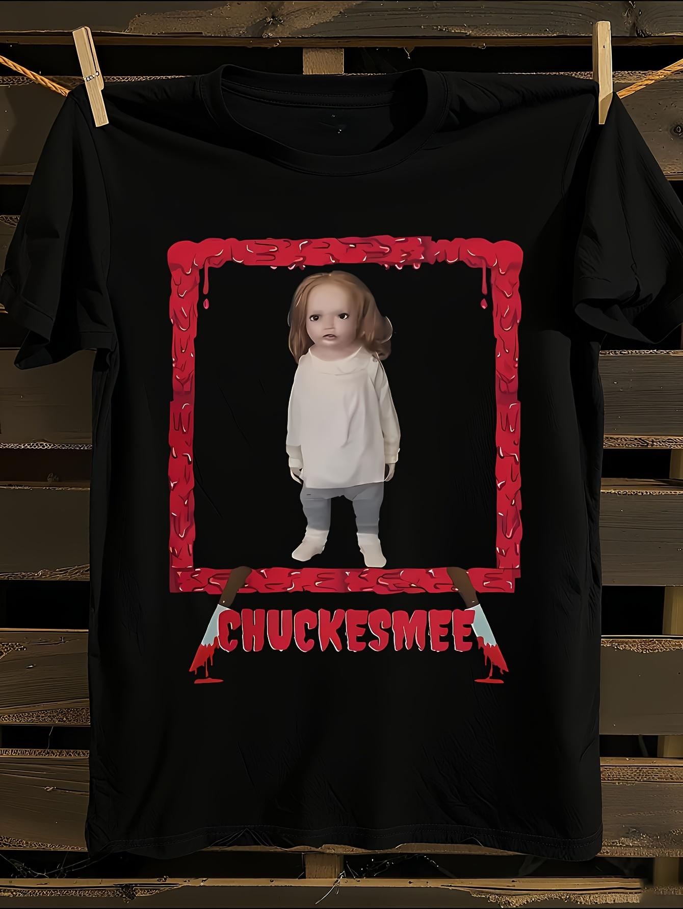 Chuckesmee Funny Horror Graphic Tshirt XXXL