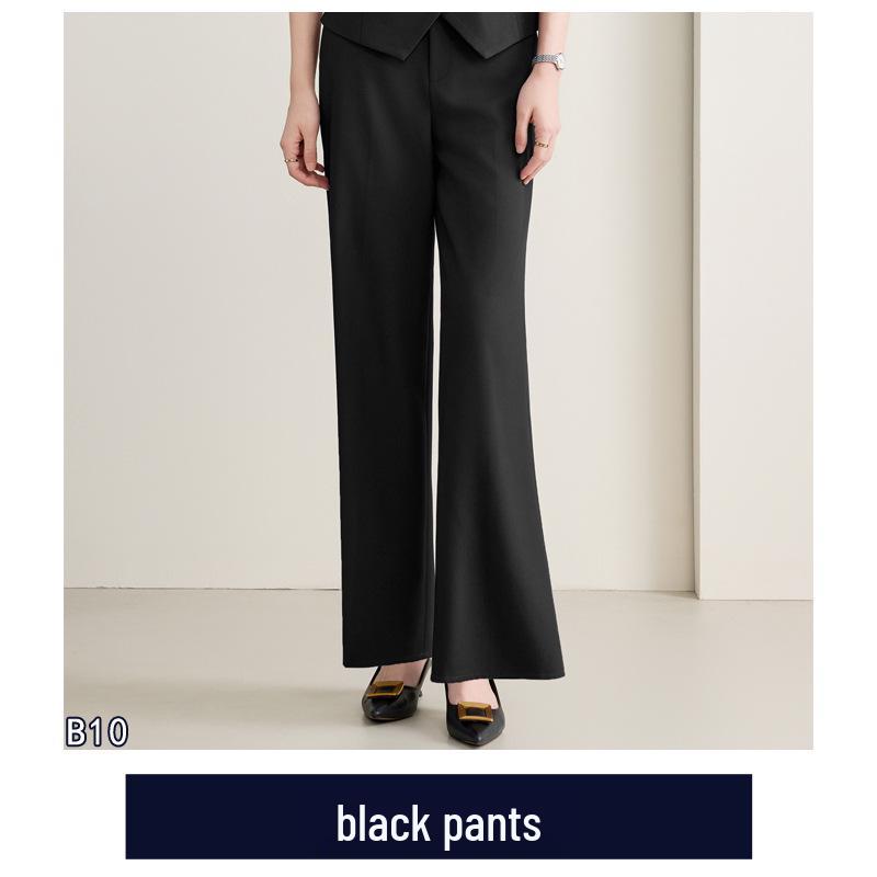 2025 Women's Autumn Black Pantsuit: Elegant Business Professional Workwear