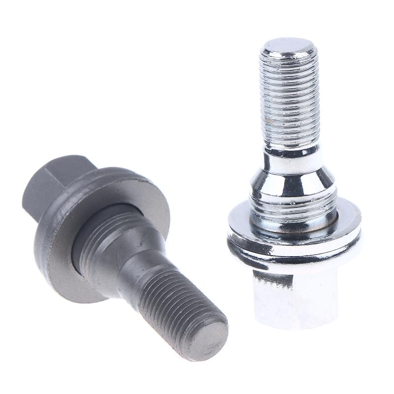 4Pcs 17mm Hex Wheel Lug Bolts - Fit For 206 207 208 308 407 3008 Car Wheel Nuts Auto Replacement Parts Accessories