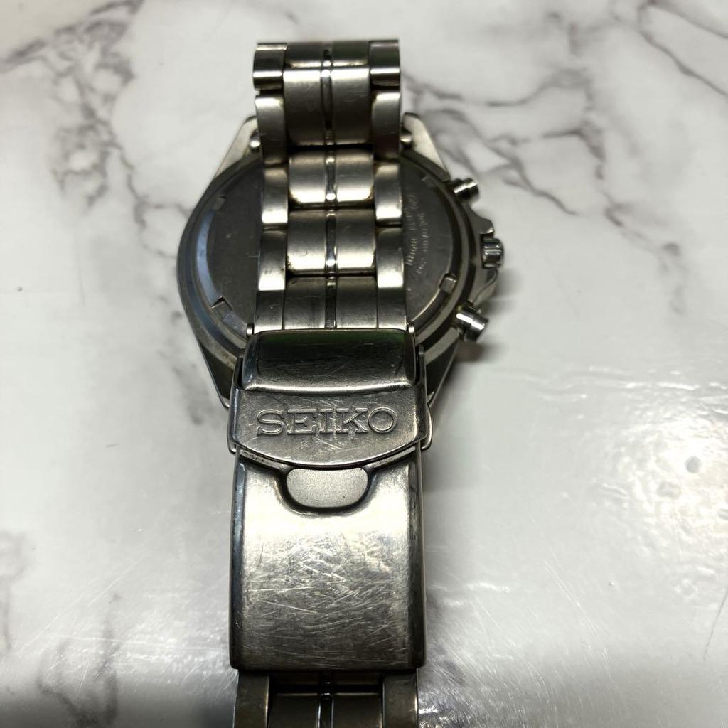[USED] SEIKO TITANIUM 7T62-0DV0 CHRONOGRAPH