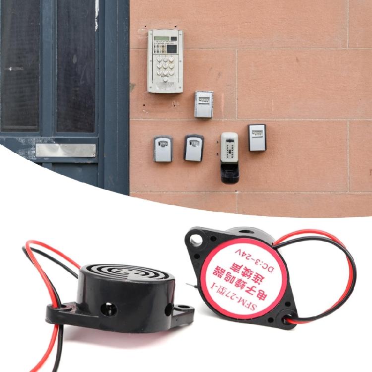 10 Stück/Set SFM-27 Elektronisches Summer-Set 100dB Piezo-Warnsignale Summer 3~24V Piezoelektrischer Summer für verschiedene Schaltungen