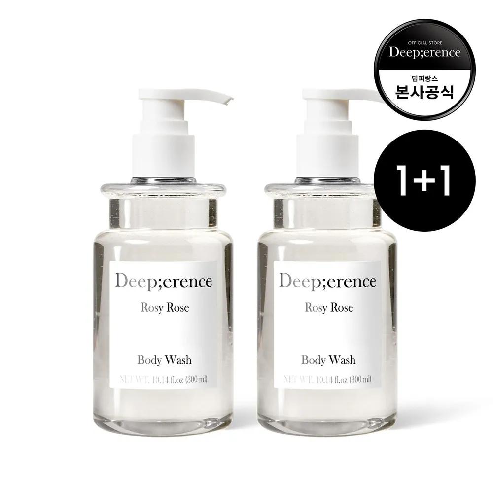 [1+1] Perfume de Body Wash Rosy Rose 300ml * 2