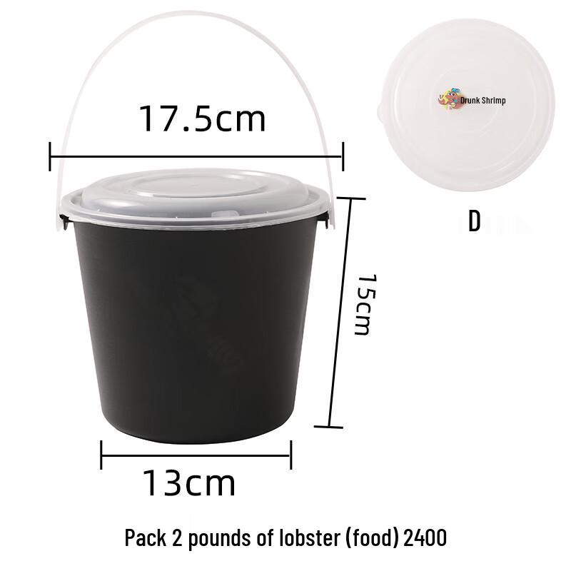 Disposable Round Plastic Takeout Food Container