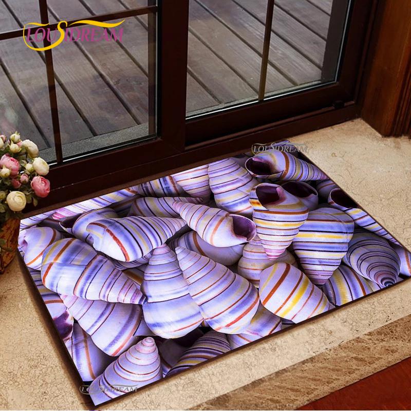 3D Cobblestone Welcome Entrance Doormats Cartoon Carpets Rugs For Home Bath Living Room Floor Stair Kitchen Hallway Non-Slip Mat