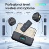 SX21 Wireless Lavalier Microphone with Digital Display for Streaming, Live Broadcast, Audio & Video Recording, and Noise Reduction