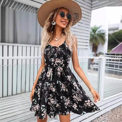 2024 Fashion New Arrivals Summer Dresses for Women Sleeveless Dress Suspenders Short Dress for Girl Student Dresses Halter Dress