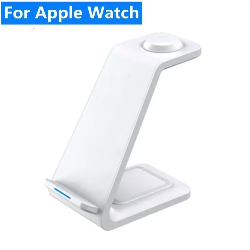 3 In 1 Wireless Charger Stand Pad Fast Charging Station Dock for Apple iPhone 17 16 15 14 Samsung Galaxy Watch IWatch Earphone