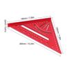 Clear Scales Aluminum Triangle Ruler 90° Right Angle Multi Angle Tool Angle Ruler  Measuring