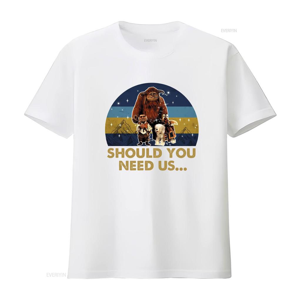 Labyrinth Should You Need Us Vintage T Shirt And Friends Movie Fan Vintage Washed Versatile Stretched Breathable