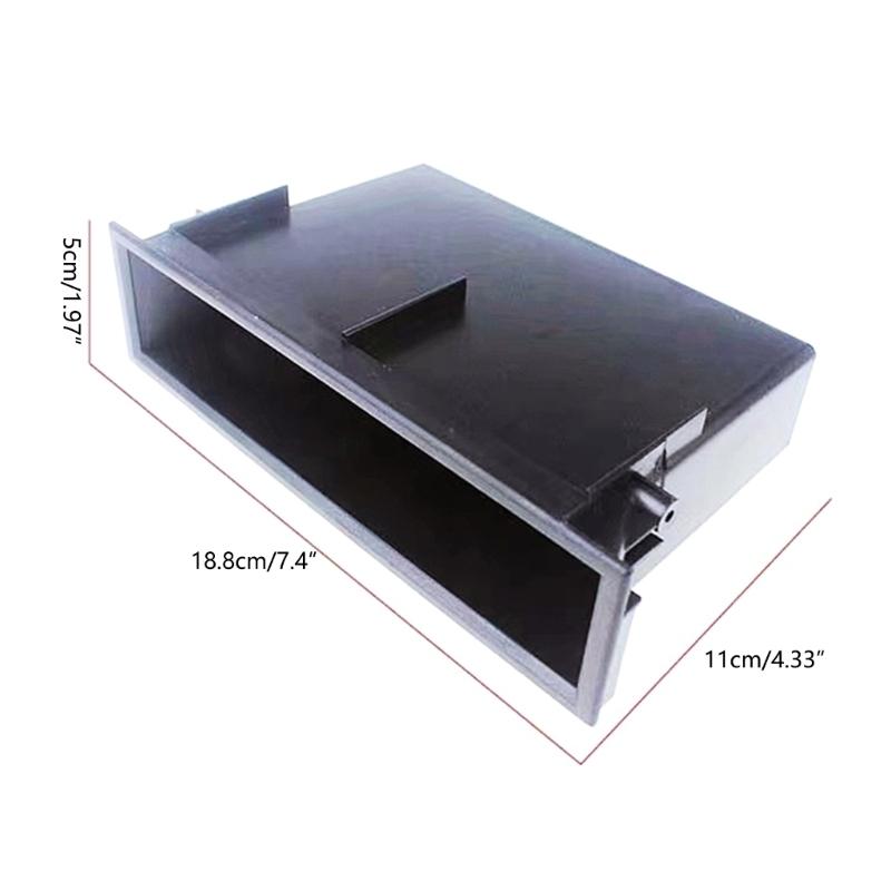 Storage Pocket Box Universal Single Din Car Player Radio Stereo Dashboard Trim