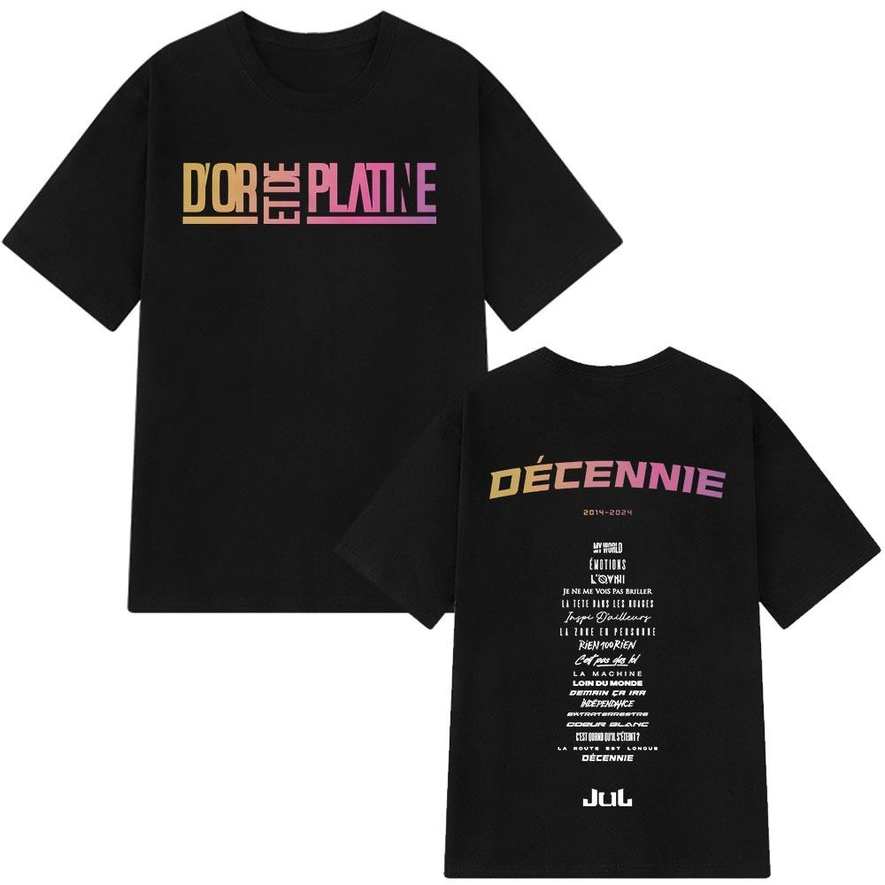 Rapper Jul Graphic Vintage Tshirt Unisex Women Fashion Hiphop T Shirt 2026 Summer New Shortsleeved Cotton Aesthetic Tshirts