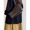 Ielgy Autumn Winter Retro Commuter Large-Capacity One-Shoulder Tote Bag