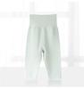 Infant Girls' High-Waisted Thermal Pants - Belly Protection for Autumn & Winter