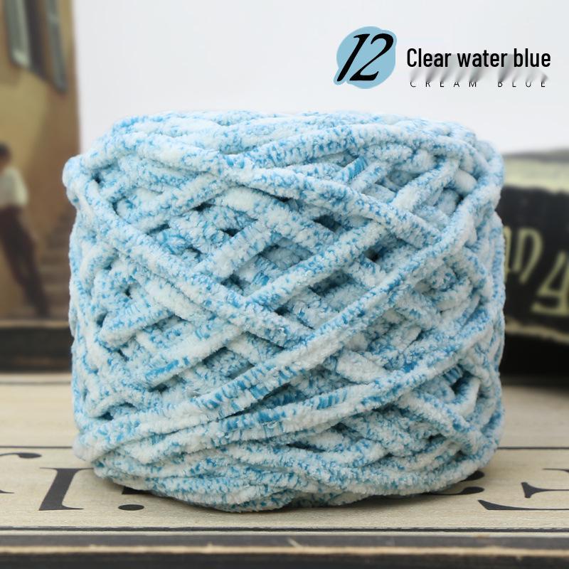 Ice Wool Thick Knitting Yarn for Blankets, Slippers, Neck Warmers, and Scarves